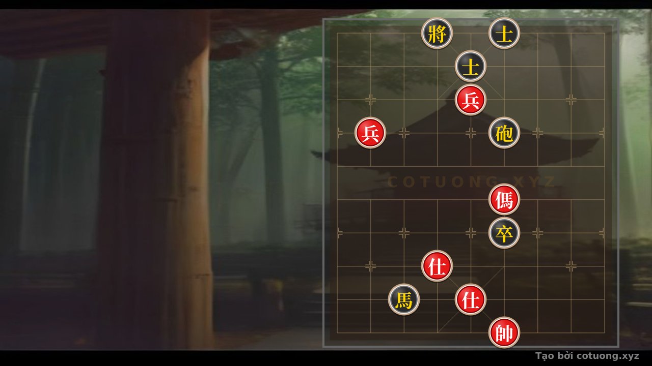 Thế cờ: The 'Feng Shen Jin' Formation - Winning Strategy with Red's Double Horses and Black's Cannon — Cờ Tướng Online