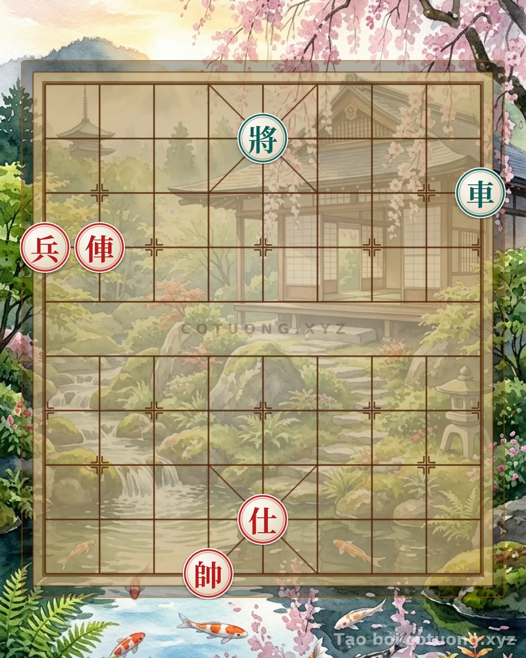 Thế cờ: The Xiangqi (Chinese Chess) Masterpiece: When the General Becomes a Classic Art of Ambush — Cờ Tướng Online