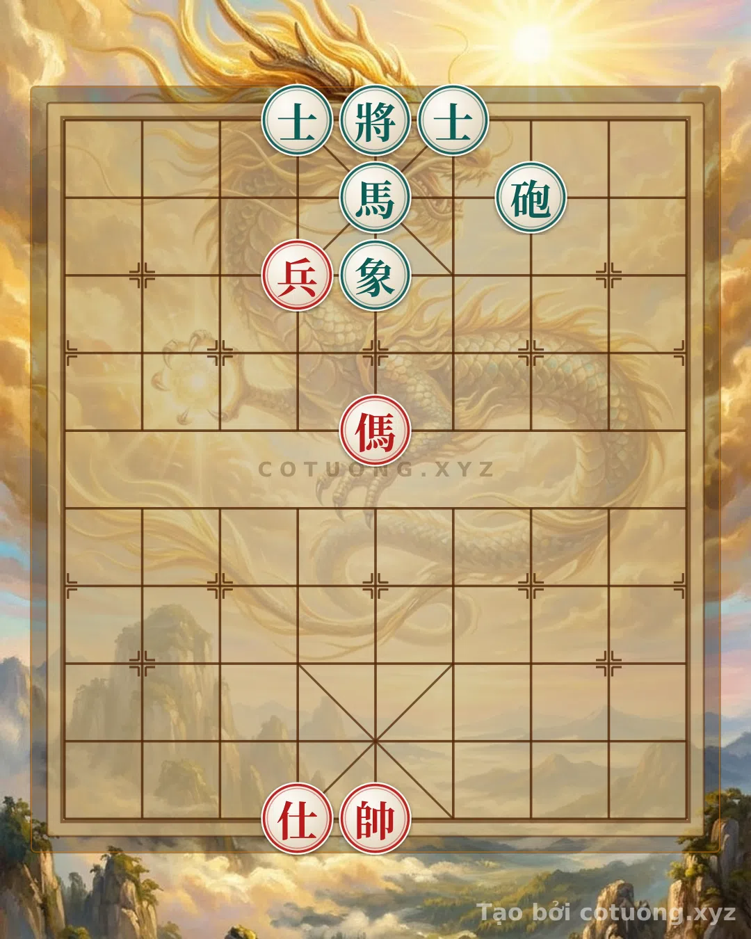 Thế cờ: Red's Attacking Tips: Controlling the Game and Finishing Off the Opponent in a Difficult Xiangqi Position — Cờ Tướng Online