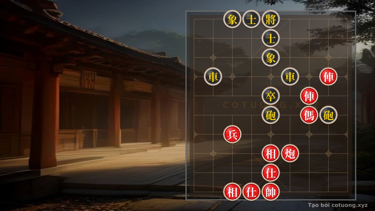 Thế cờ: Red General's Breakthrough: The Art of Sacrificing Pieces to Deceive — Cờ Tướng Online