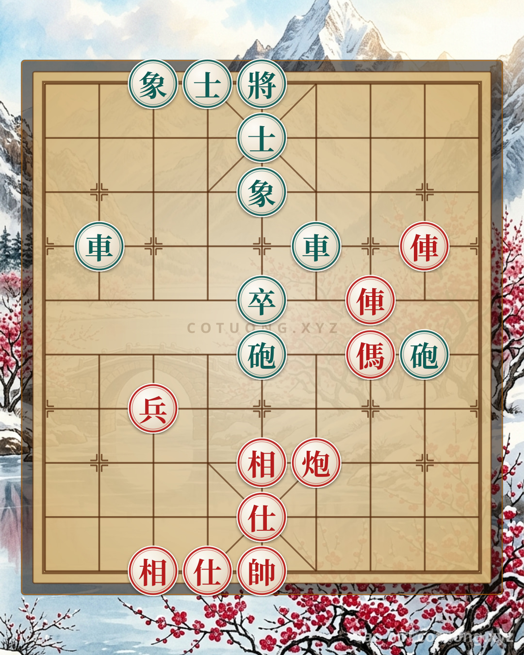 Challenge: Red General's Breakthrough: The Art of Sacrificing Pieces to Deceive - Can you solve it?