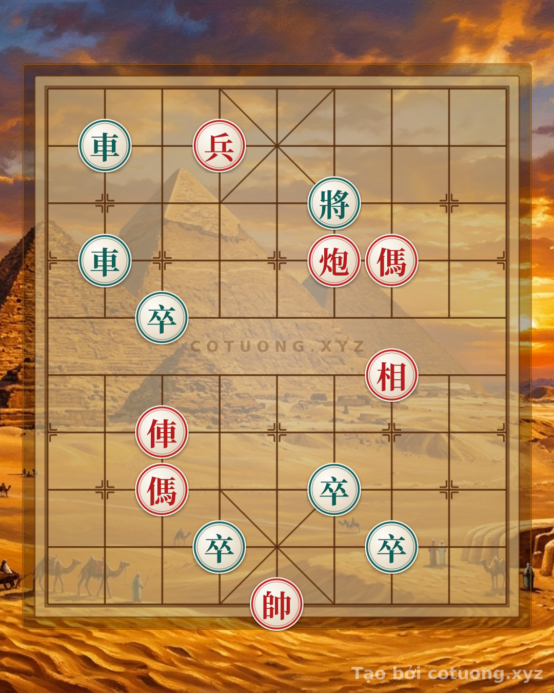 Challenge: Black Xiangqi: Tactical Counterattacks from Disadvantageous Positions - Can you solve it?