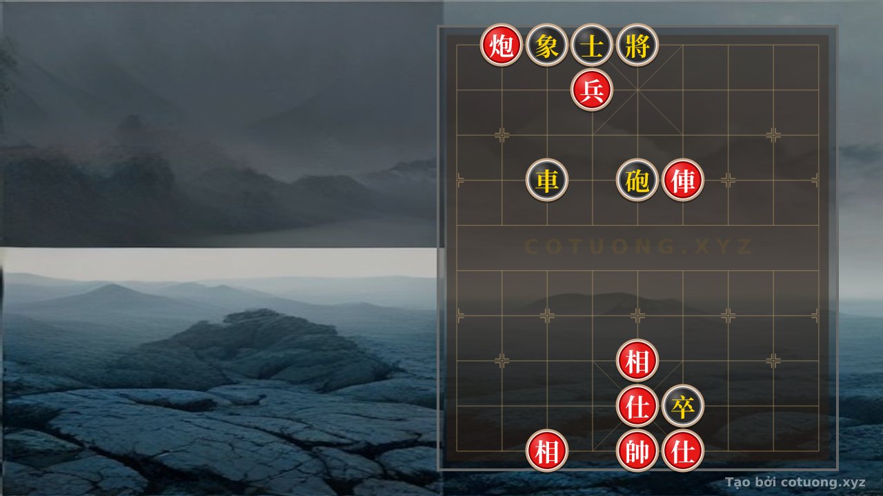 Thế cờ: Detailed Analysis of the Tricky Xiangqi Position: Rook Cannon Pawn 2 Advisors 2 Elephants vs Rook Cannon Pawn Advisor Elephant — Cờ Tướng Online