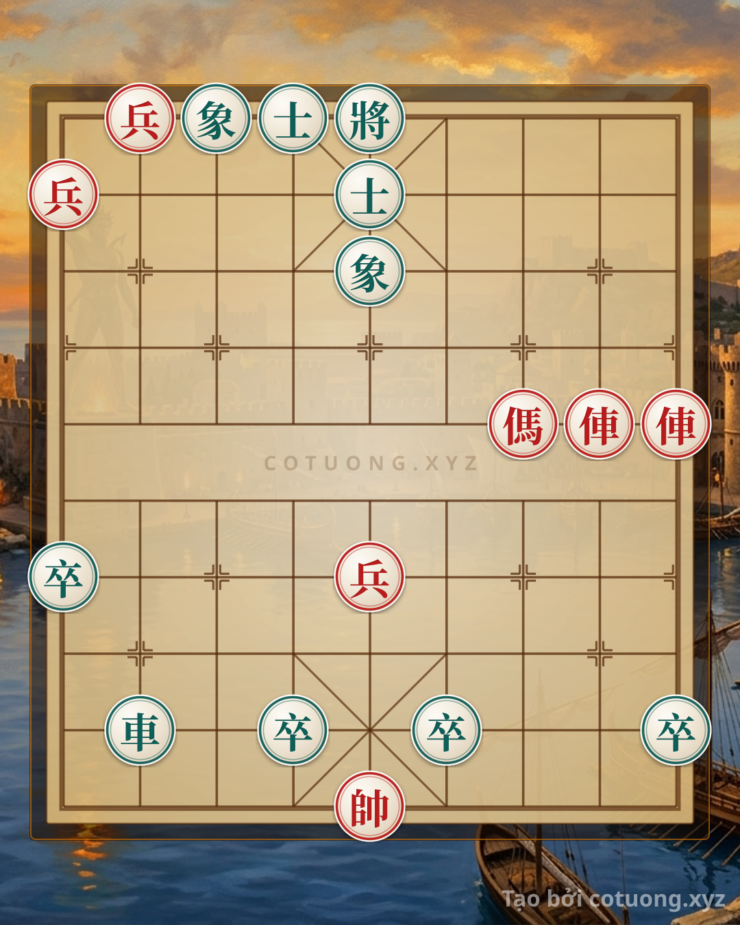 Challenge: Song xa mã bôn tập phá trận - Can you solve it?