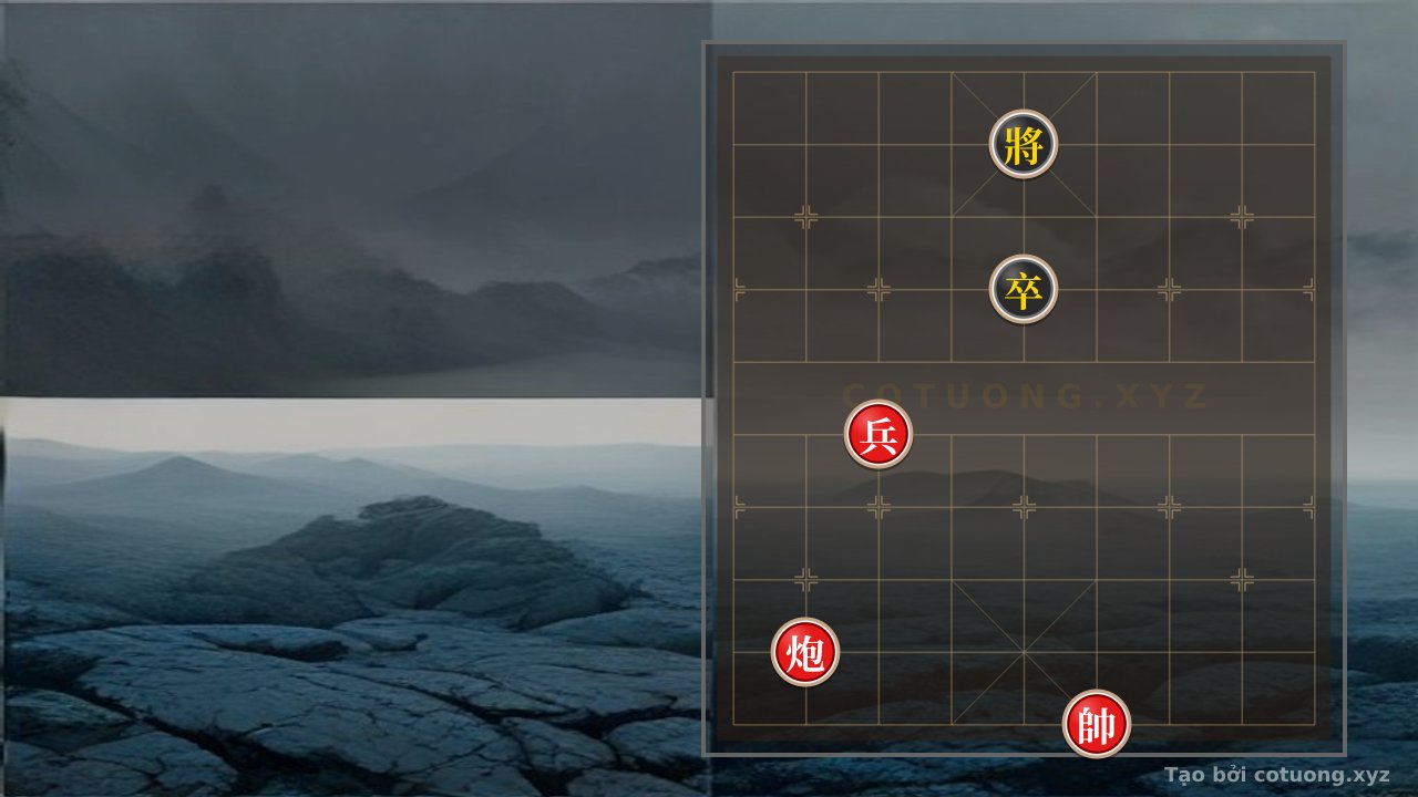 Thế cờ: The Secret of the Red Cannon: How to Defeat the Black General in a 1 Pawn - 1 Cannon Formation — Cờ Tướng Online
