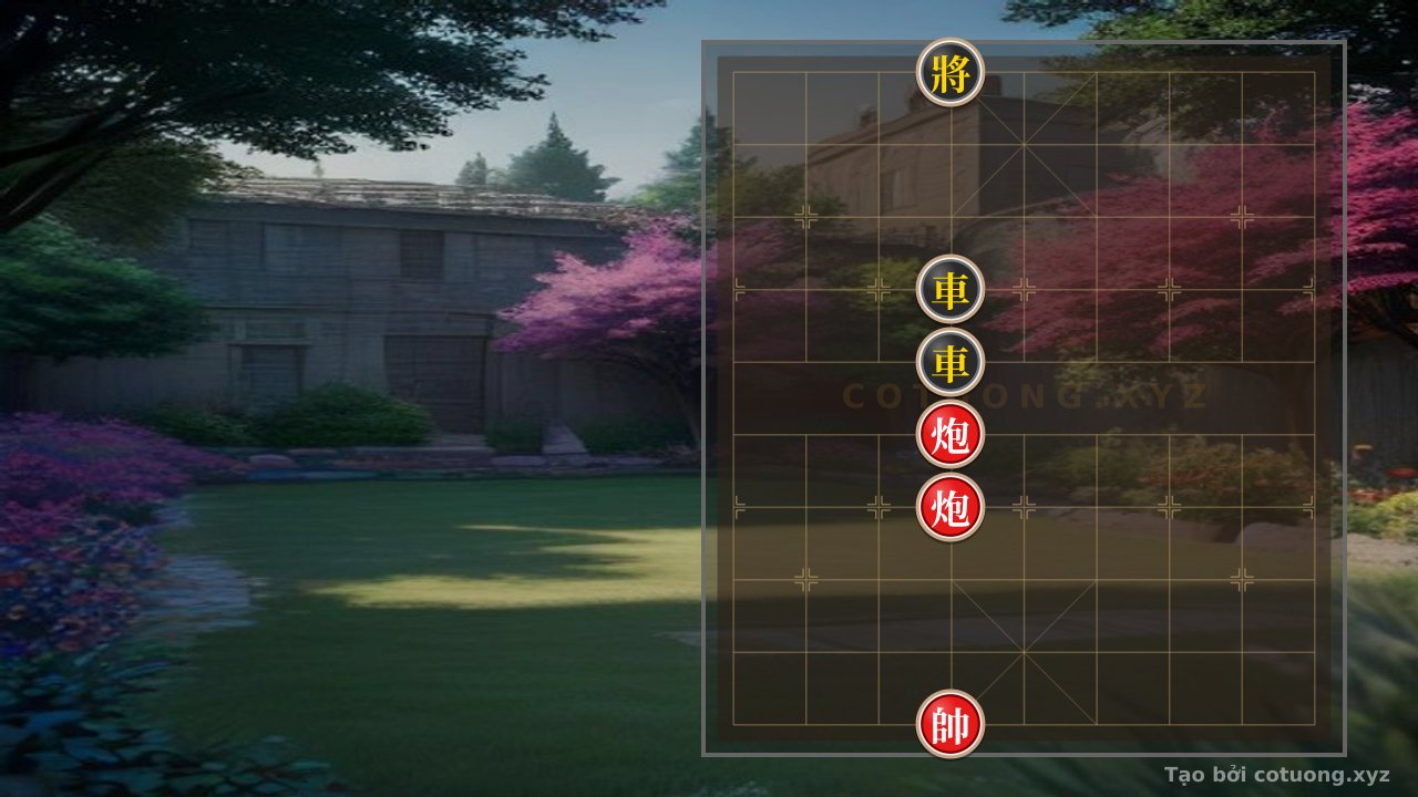 Thế cờ: Black Trap: Red Cannons and Black Chariots - Winning Strategies in Xiangqi — Cờ Tướng Online