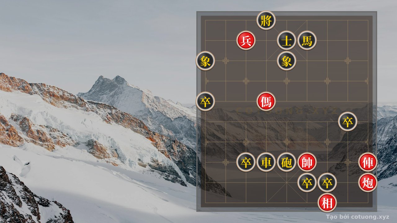 Thế cờ: Red General Chess: Double Horse Leg Strategy in Position 1/10 — Cờ Tướng Online