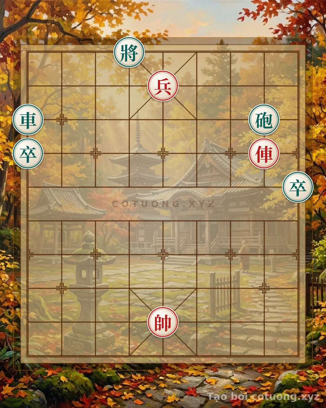 Thế cờ: The Art of Xiangqi: When the Red Chariot Decisively Attacks the Black General in a Clever Counterattack — Cờ Tướng Online