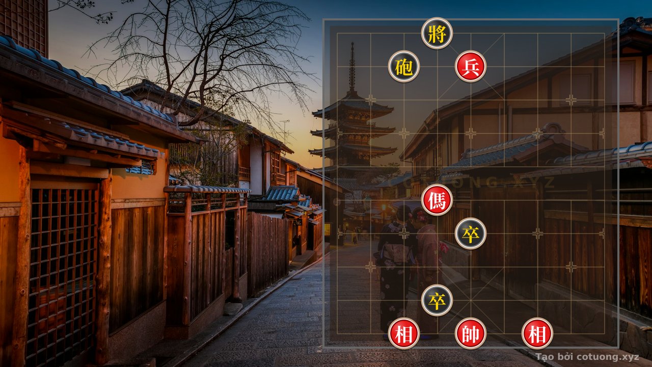 Thế cờ: The 'Red Horse vs. Black Cannon' Formation - The Brilliant Tactics of an 8/10 Player — Cờ Tướng Online