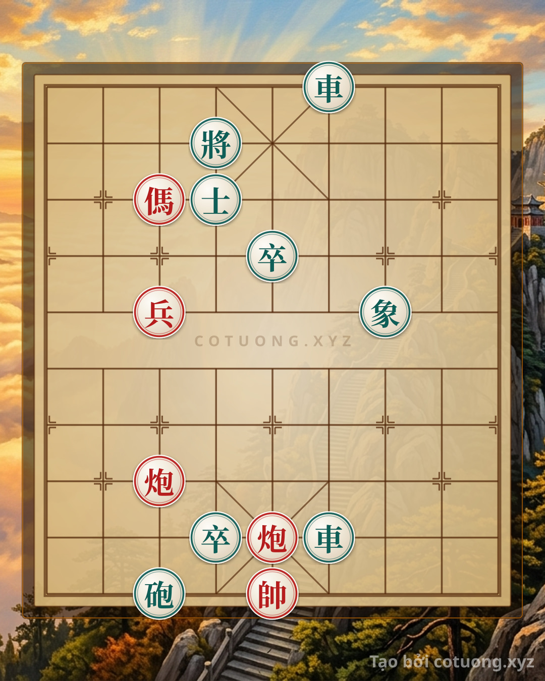 Challenge: Xiangqi: Strategy for Black Chariot at 6-10 - Winning Tactics - Can you solve it?