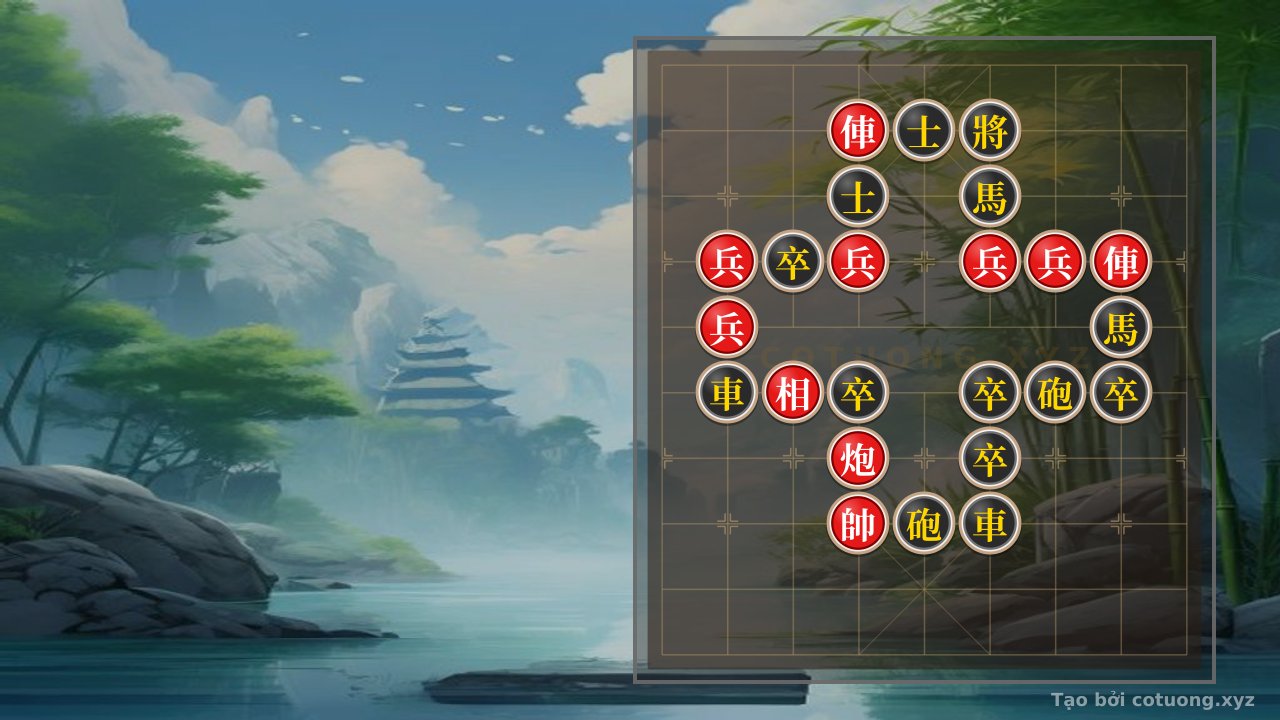 Challenge: Hán Sở Tranh Hùng: Cạm Bẫy Xe Pháo Mã Tướng - Can you solve it?