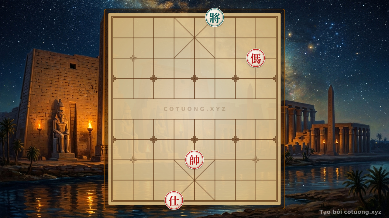 Thế cờ: Xiangqi Opening: The 1 Horse 1 Advisor vs King Trap - A Lif-and-Death Gambit from the First Move and the Unbeatable Counterattack Strategy — Cờ Tướng Online