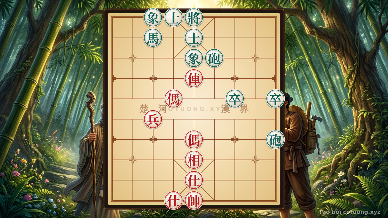 Thế cờ: Xiangqi: Lessons in Harmony in Battle - The Red Side's Advantage — Cờ Tướng Online