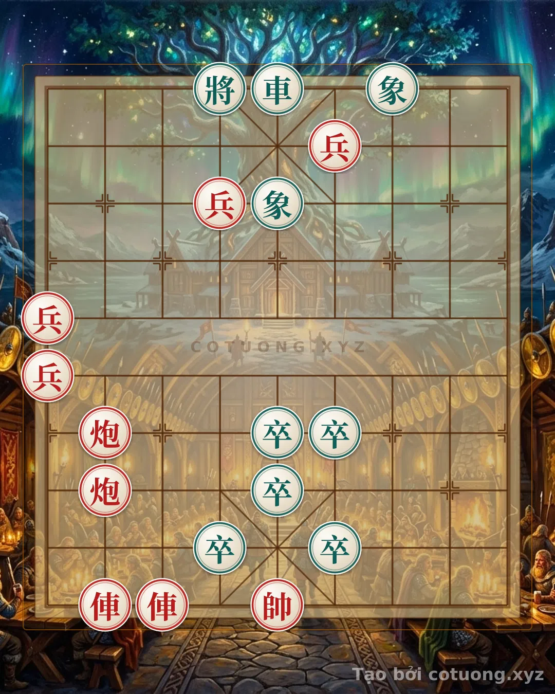 Thế cờ: Red Cannon's Secret Move: How to Defeat Black's 'Single Chariot' Formation in Xiangqi — Cờ Tướng Online