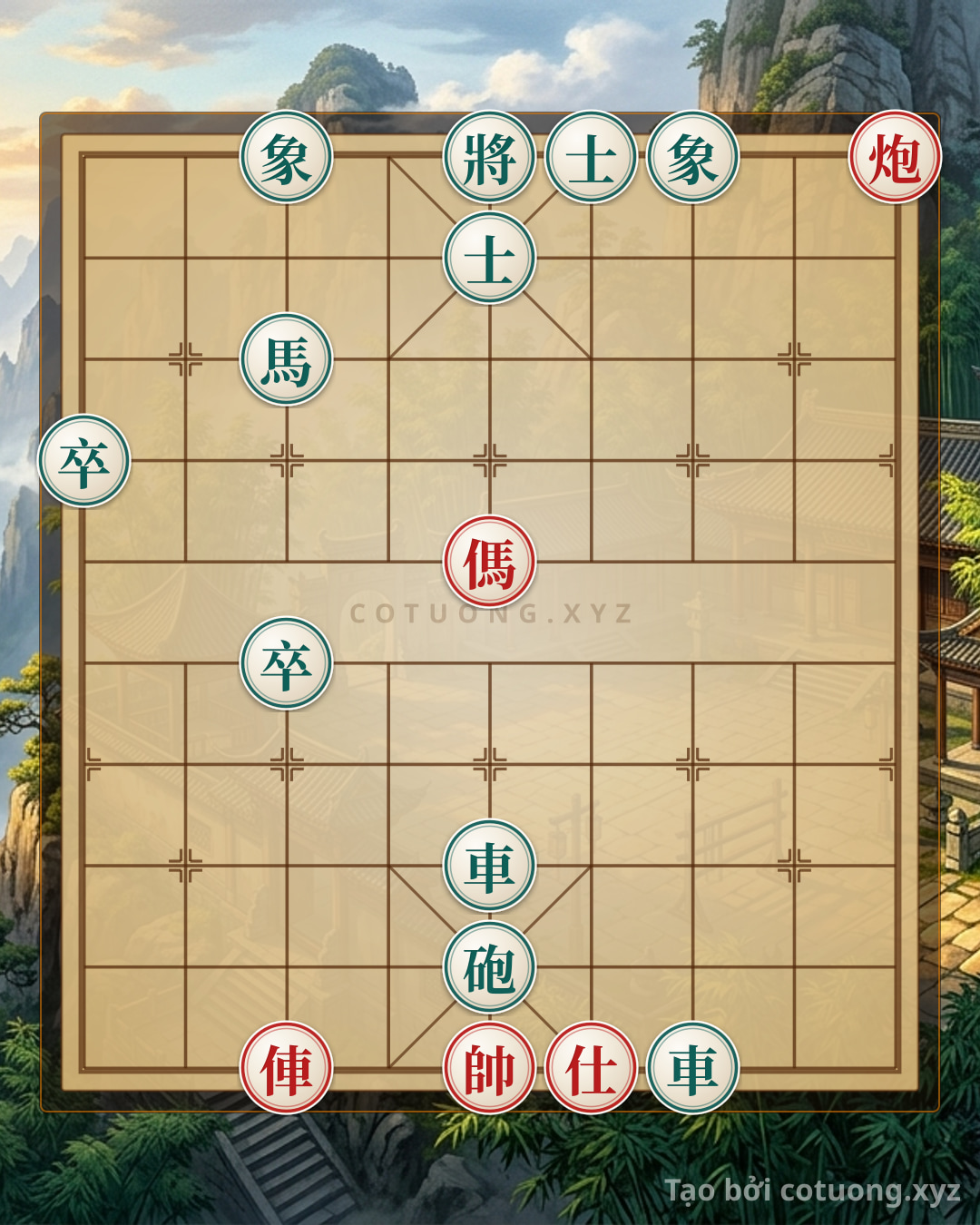 Challenge: Xiangqi Strategy on the Board: Red Advances, Black Retreats - Winning with 36 Moves - Can you solve it?
