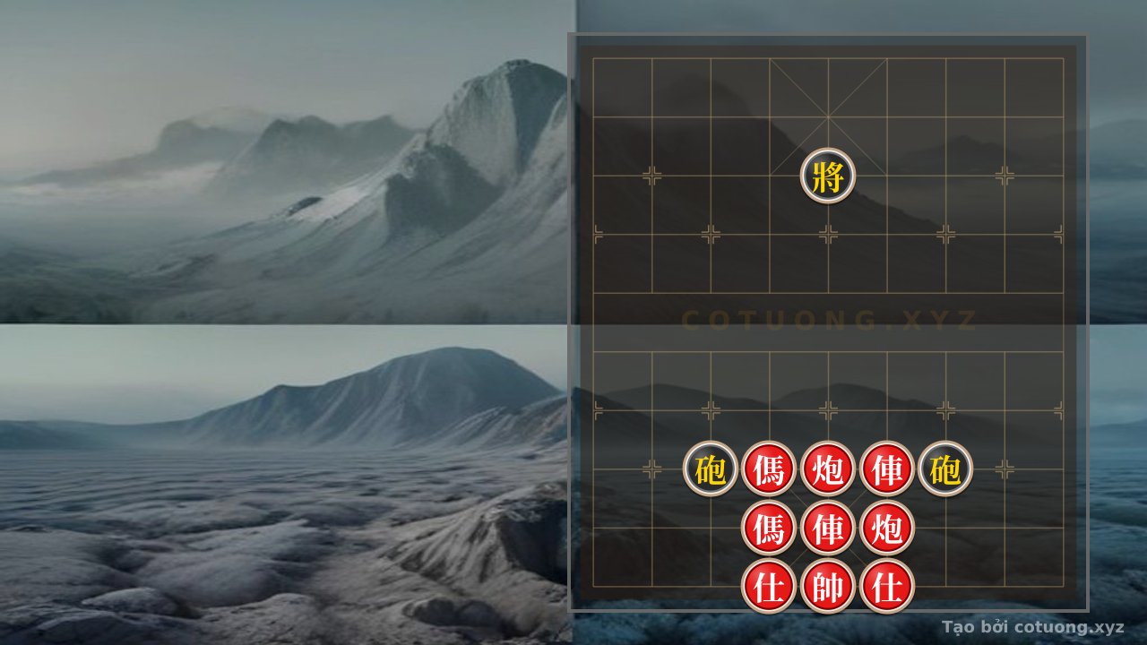 Thế cờ: Black's Checkmate in 3 Moves: Red's 'Double Horse Double Cannon' Strategy — Cờ Tướng Online
