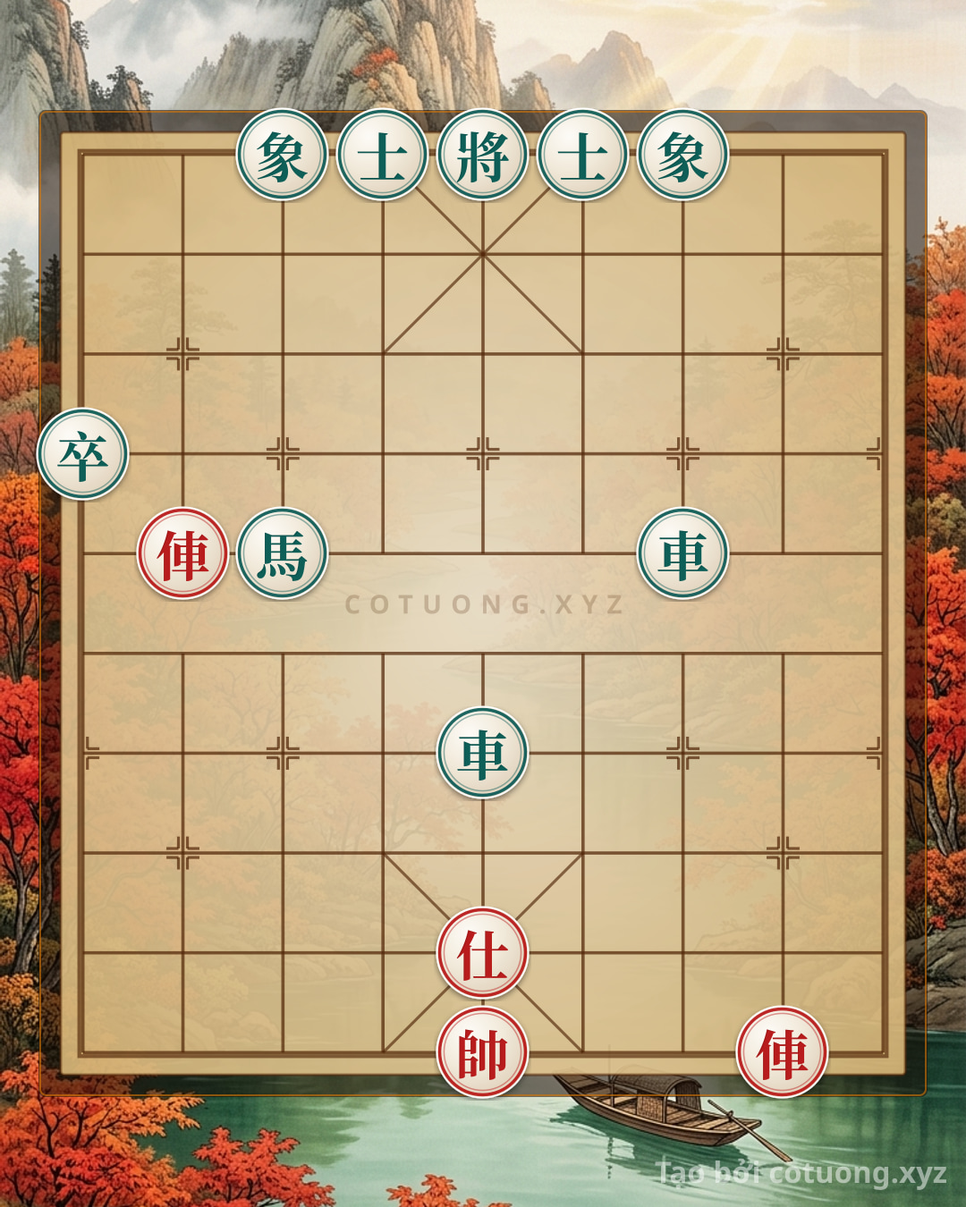 Challenge: The Blazing Board: The Secret to Victory When Red Has Only 4 Pieces but Still Dominates - Can you solve it?