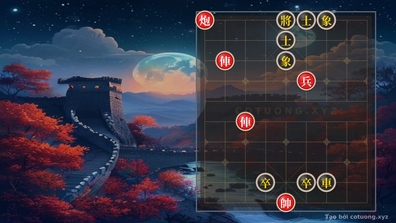 Thế cờ: Rook Pawn Cannon: Unique Strategy to Gain the Upper Hand in Chinese Chess — Cờ Tướng Online