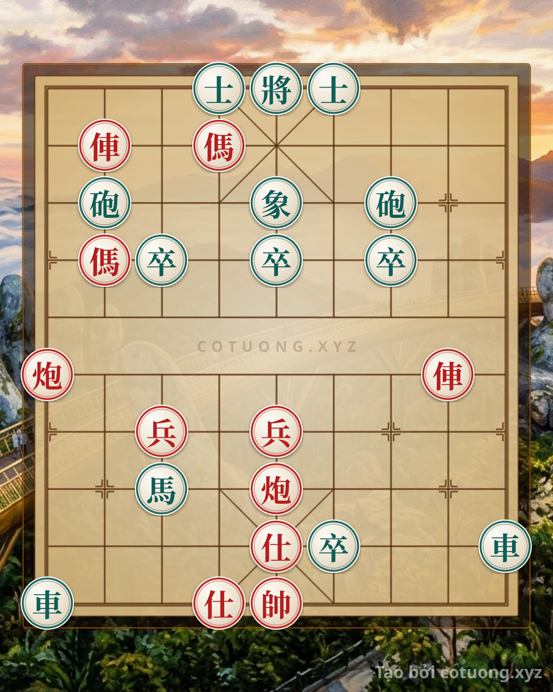 Challenge: Red General's Chess: The 'Chariot Rush' Strategy - The Key to Breaking the Formation - Can you solve it?