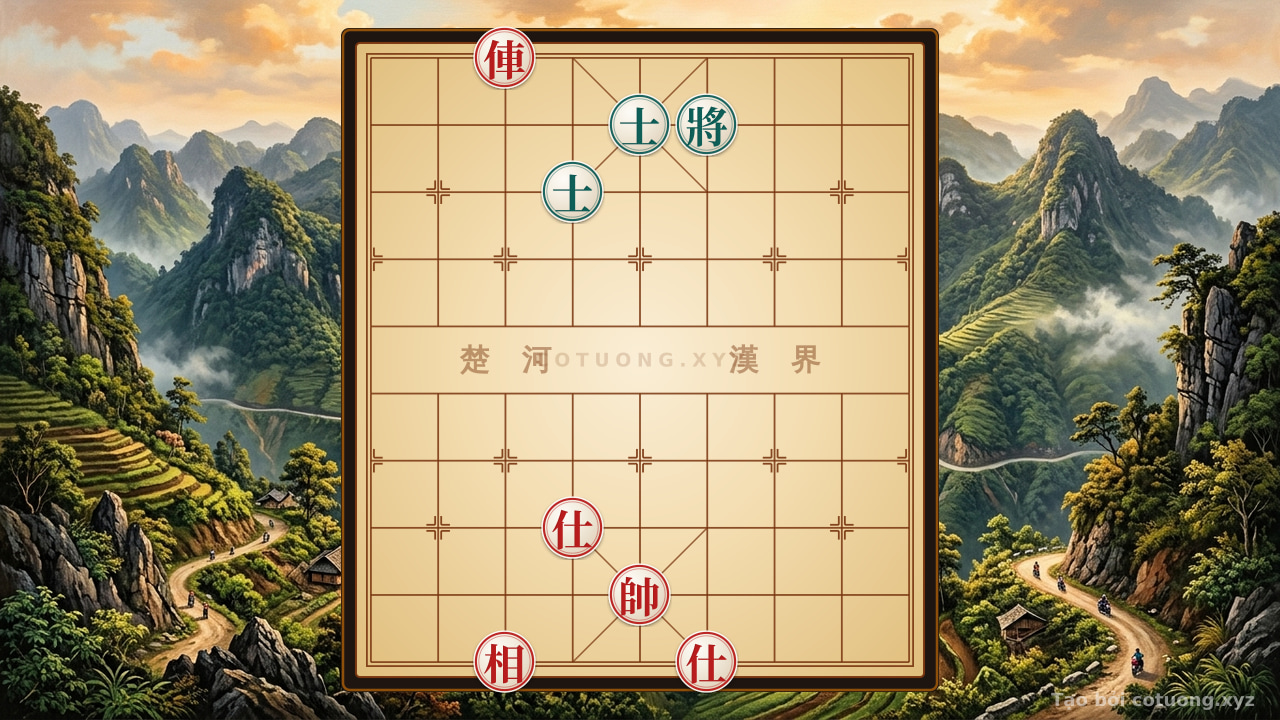 Thế cờ: The 'Red Chariot on File 7' Position - Tactical Traps and Counterattacks in Chinese Chess — Cờ Tướng Online