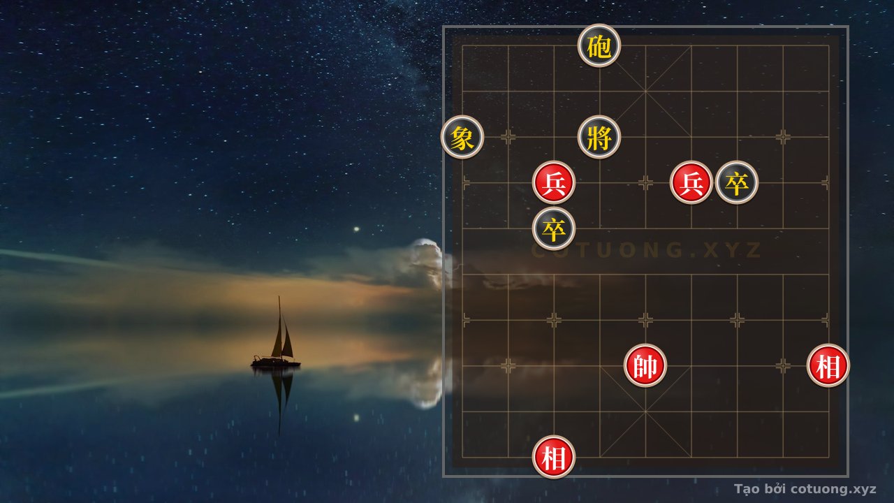 Thế cờ: Black Cannon Trap on File 4, Rank 10: The Red's Secret in the 'Flash Attack' Strategy — Cờ Tướng Online