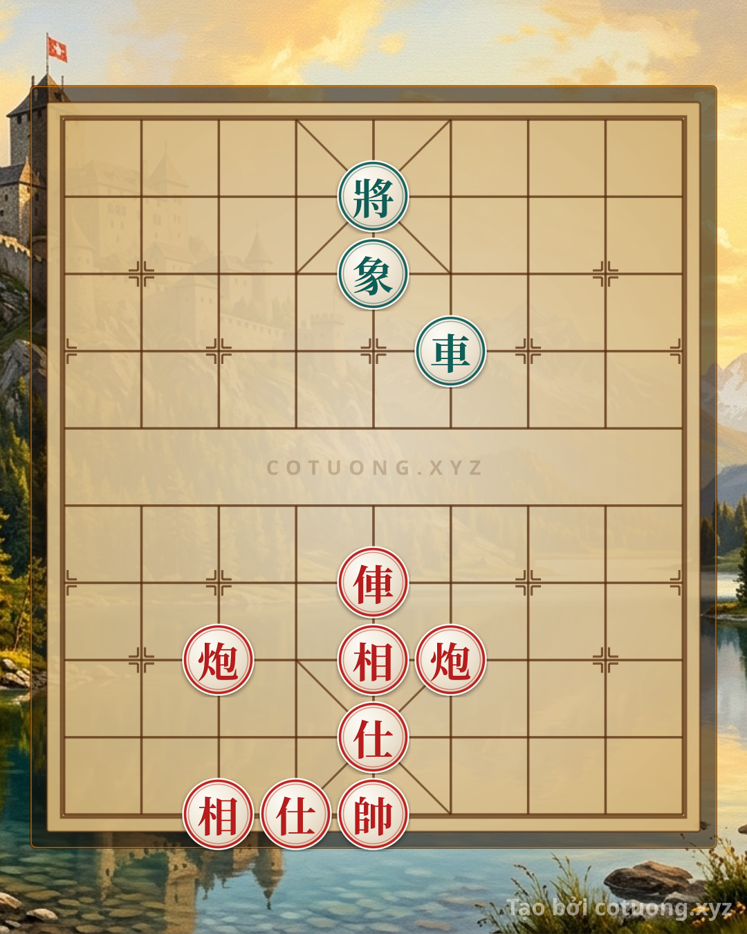 Challenge: Red Chariot's Sniper: The Deadly Strategy to Trap the Black General - Can you solve it?
