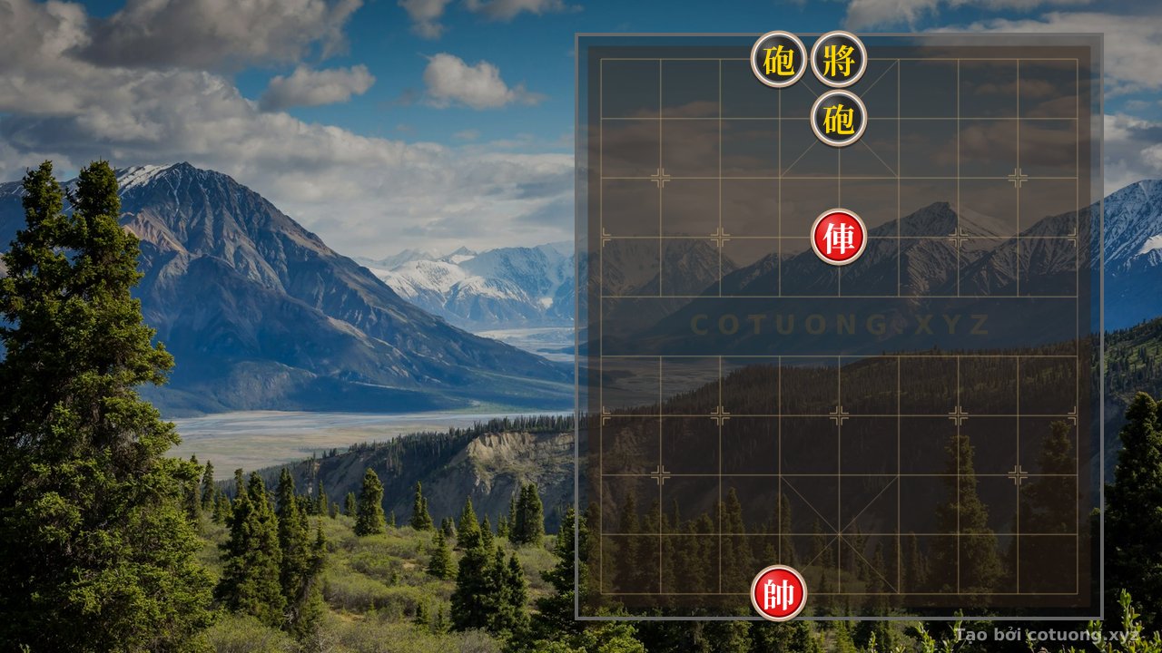 Thế cờ: Red Chariot vs Black Cannons: The 'Advance to File 5' Strategy to Checkmate the General — Cờ Tướng Online