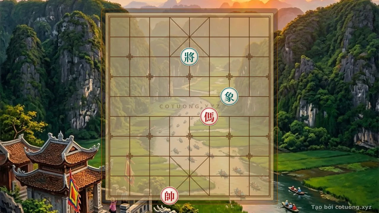 Thế cờ: Red Horse 4 - Black Bishop Defense in the Black Bishop 7 Formation — Cờ Tướng Online