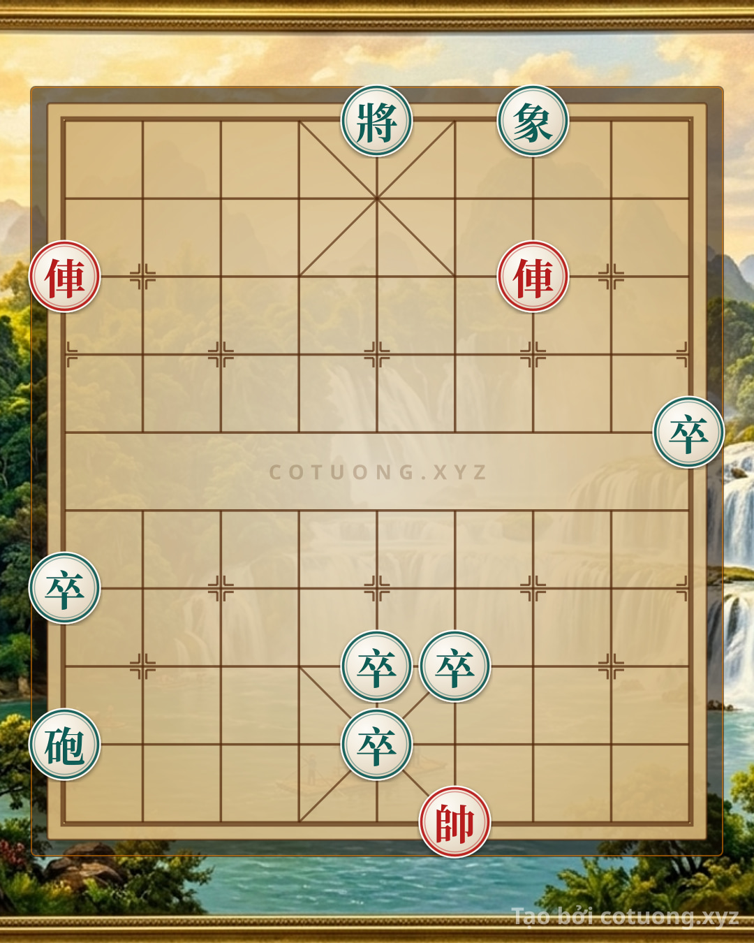 Challenge: The Red Chariot Trap: The Hidden Enemy Under the Black Pawn - A Masterful Xiangqi Position (1/10) - Can you solve it?