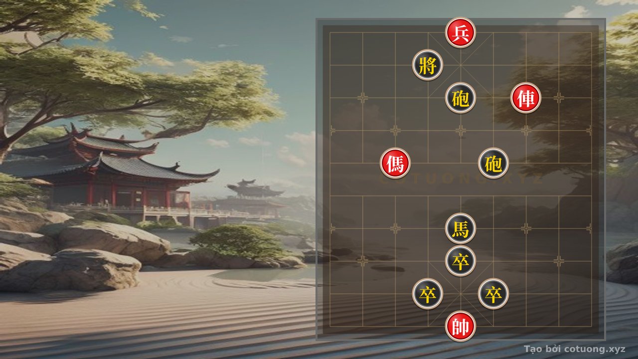 Thế cờ: The Xiangqi Symphony: The Art of Strategic Maneuvering Between Red and Black — Cờ Tướng Online