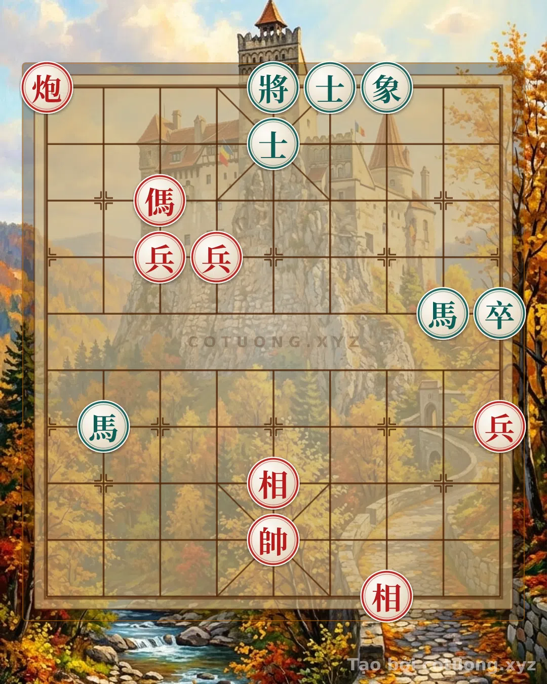 Thử Thách: Bí kíp mở màn Đỏ: Pháo lộ 9, Tướng lộ 5 - Chiến thuật cờ tướng cơ bản - Bạn có thể giải được?