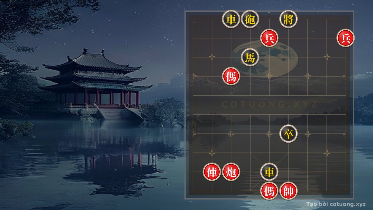 Thế cờ: Xiangqi Strategy: Red Cannon's Sneaky Attack on Black Chariot - Unexpected Defensive Tactics — Cờ Tướng Online