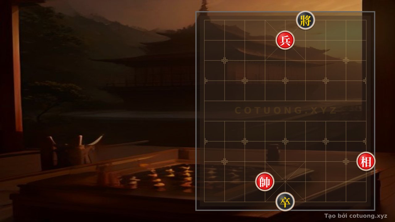Thế cờ: The Red Pawn is Trapped: A Brutal Strategy in the Black General's World — Cờ Tướng Online