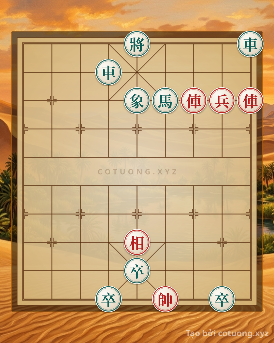 Thế cờ: Defensive Counterattack Strategy in the 'Black Rook Isolated' Formation - Survival Tips for the Red General — Cờ Tướng Online