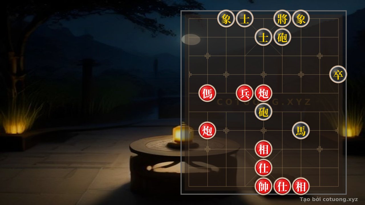 Thế cờ: Xiangqi: Where Art Meets Battle - The Hidden Double Cannon Horse Pinning Double Advisors and Double Elephants — Cờ Tướng Online