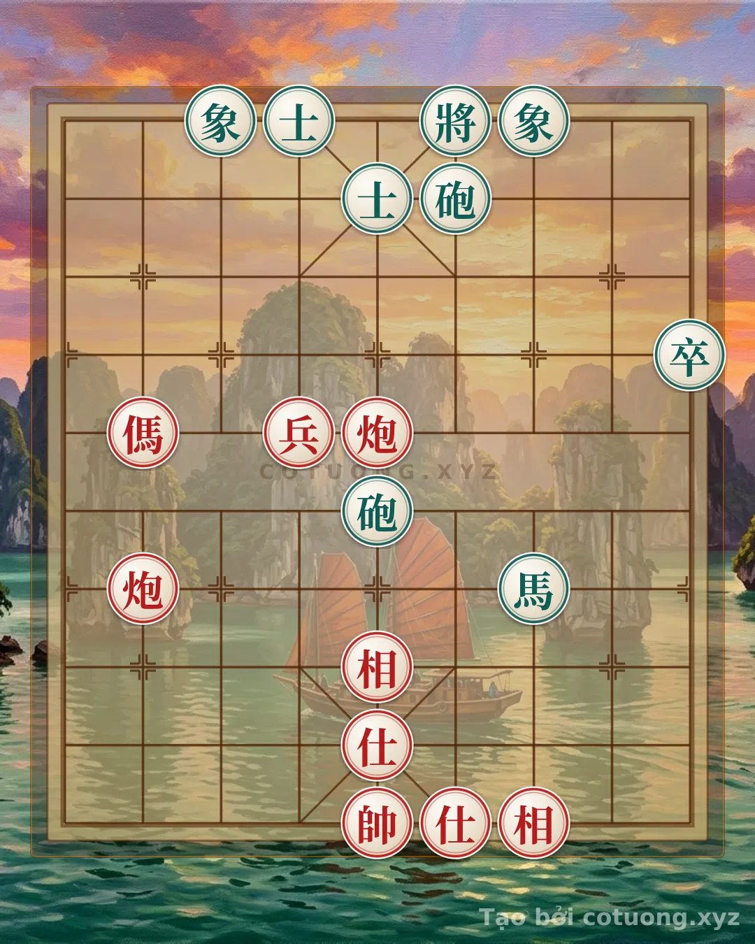 Challenge: Xiangqi: Where Art Meets Battle - The Hidden Double Cannon Horse Pinning Double Advisors and Double Elephants - Can you solve it?