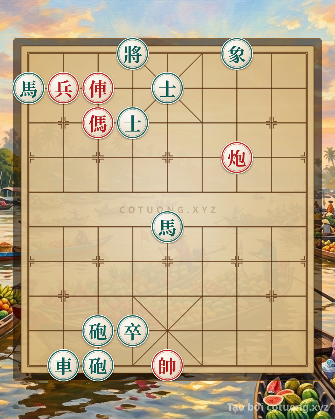 Challenge: 'Fire Advance into the Palace' - The Secret to Breaking the Black General with Rook Thrusts & Empty Cannon Attacks (Chinese Chess Online) - Can you solve it?