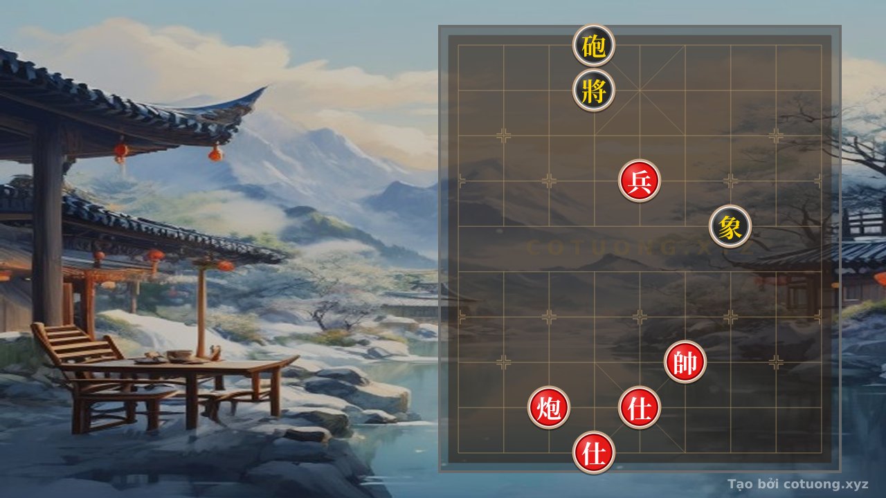 Thế cờ: Black Cannon at File 4, Rank 10 – A Strategic Battle: 