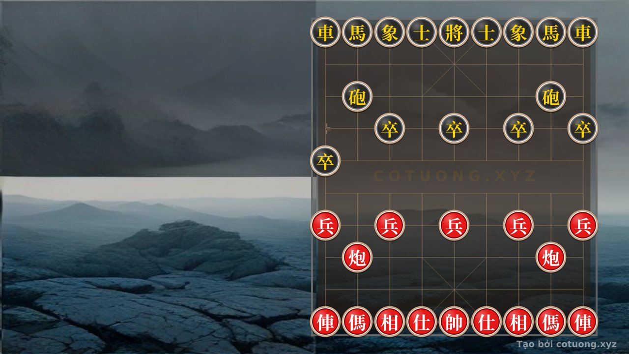 Thế cờ: Black Elephant Formation: The Red Army's Decisive Breakthrough in the General's Chessboard — Cờ Tướng Online