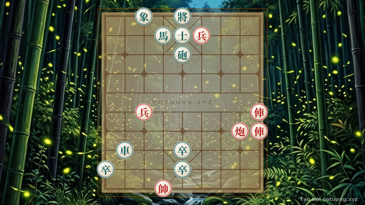 Thế cờ: Red General Chess: Ruthless Tactics - Black Chariot on 2nd and 3rd Ranks — Cờ Tướng Online