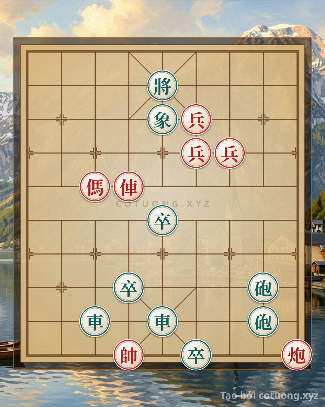 Challenge: The Ultimate Rook-Cannon Horse Trap: Rook-Cannon-Horse vs. Two Rooks and Two Cannons in a Single Surprising Move - Can you solve it?