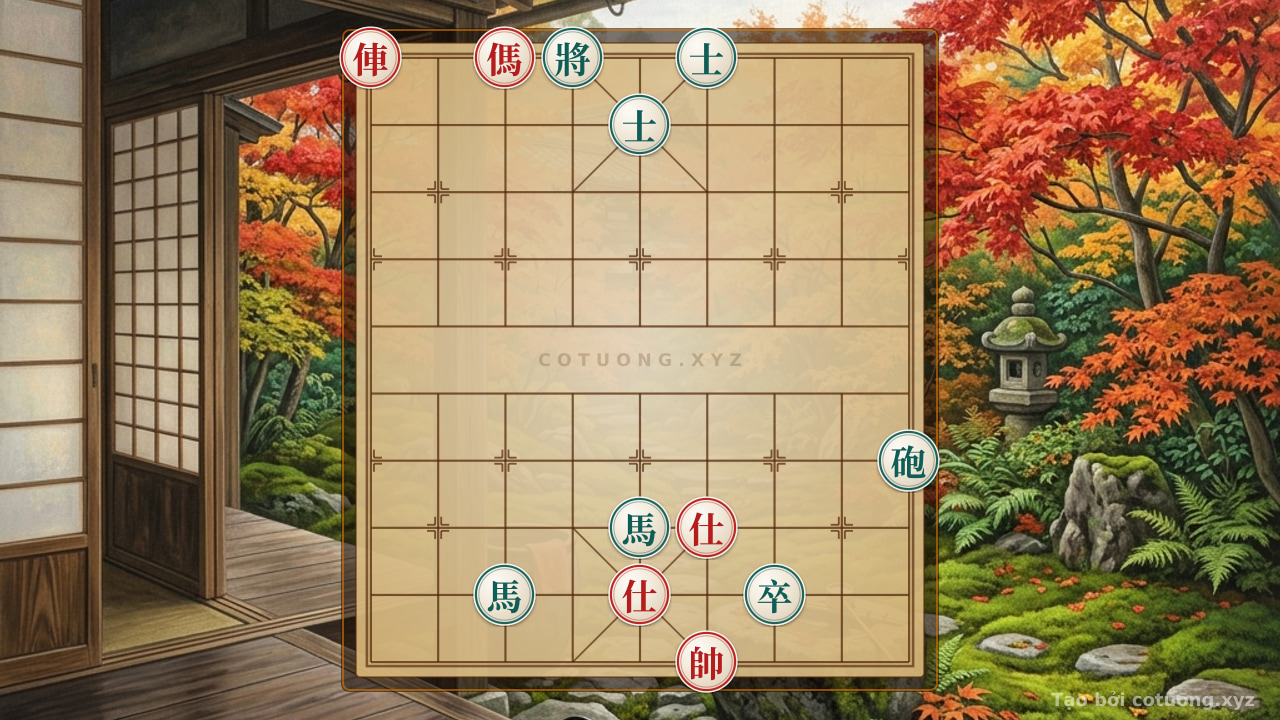 Thế cờ: Red General's Strategy: The 'Chariot Straight Attack' and Black's Counterattack — Cờ Tướng Online