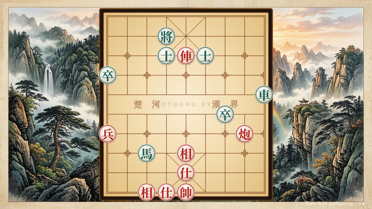 Thế cờ: Black General's Lost Art – Secrets to Countering the Empty Cannon & Rook Thrust Like an AI Master — Cờ Tướng Online