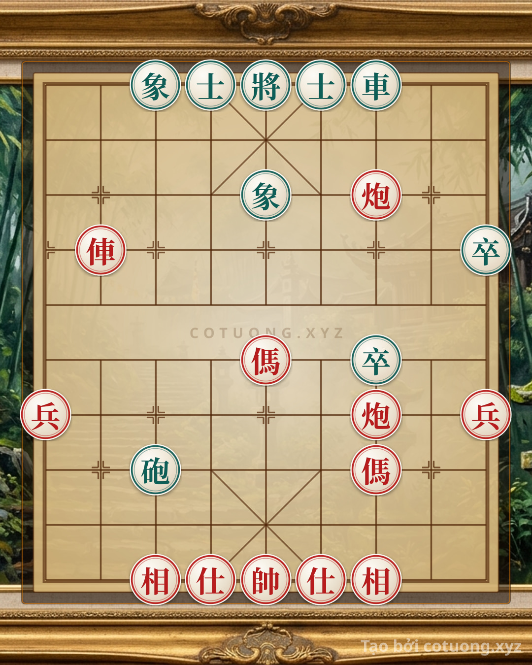 Challenge: Mastering the Xiangqi (Chinese Chess) Opening: 2Rooks, 2Cannons, 2Horses, 2Pawns, 2Advisors, and 2Elephants vs. 1Rook, 1Cannon, 2Pawns, 2Advisors, and 2Elephants - Online Xiangqi Tactics - Can you solve it?