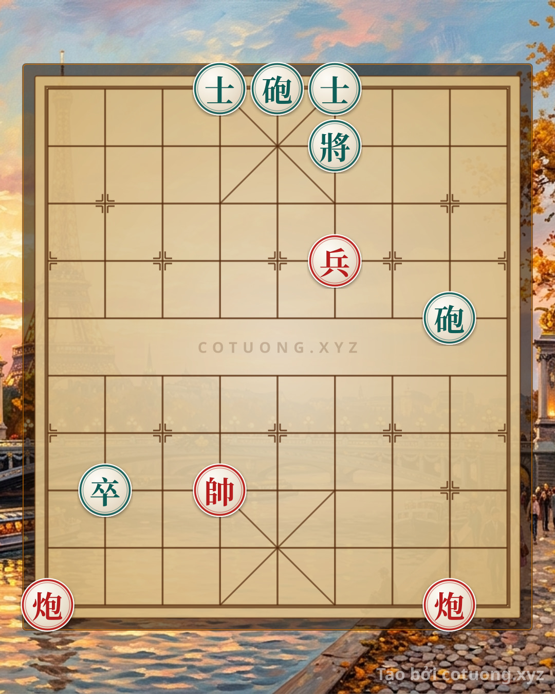 Challenge: Red General's Breakthrough: Red Cannon on File 9 Rank 1 Retreats to File 6 Rank 2 - Tactical Blitz - Can you solve it?