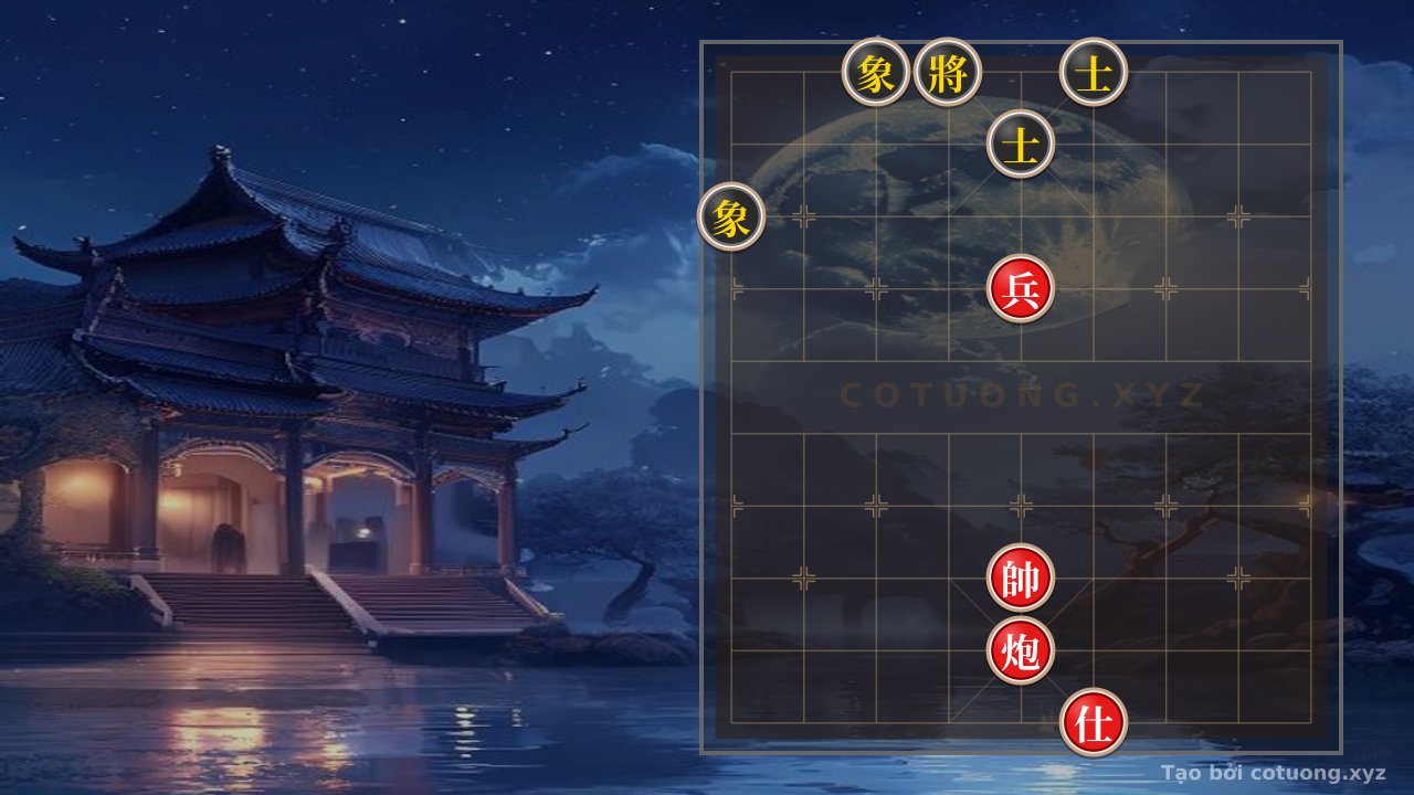 Thế cờ: Defeating the Red General in the 'Empty Cannon' Formation - The Black Advisor's Defensive Strategy — Cờ Tướng Online