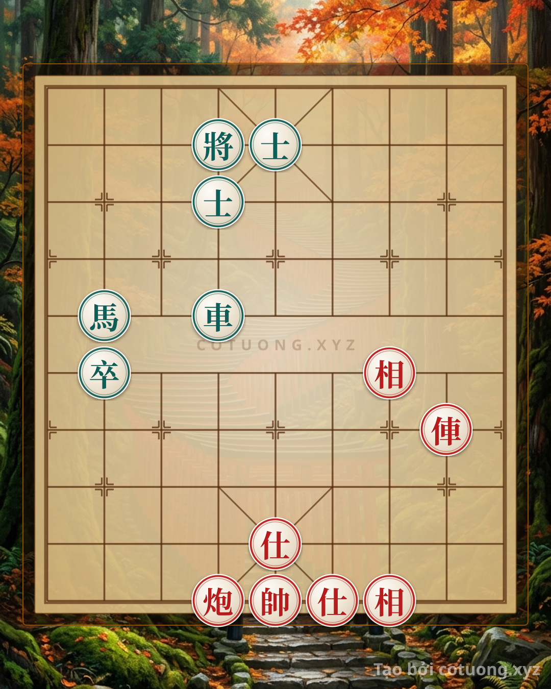 Thế cờ: The Secret to Countering Black's 'Chariot Checkmate': A Counterattack from the 'Rook Checkmate' Position — Cờ Tướng Online