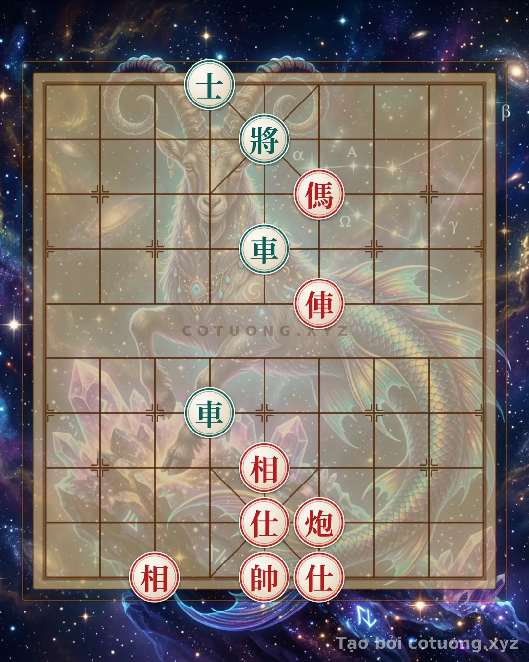 Thế cờ: Xiangqi: Red Wins with Double Horses and Empty Cannon - Detailed Analysis — Cờ Tướng Online