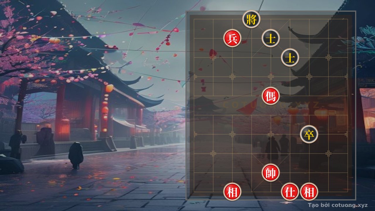 Thế cờ: Red General's Crushing Move: The Fastest Checkmate Strategy from the 'Advisor Elephant Trap' — Cờ Tướng Online