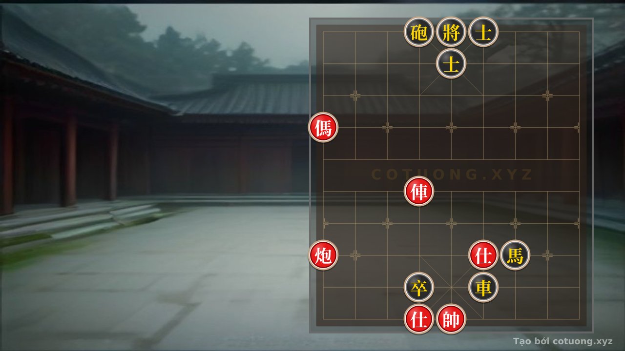 Thế cờ: Red Cannon 'File 9 Rank 3' - The Hidden Enemy on the Board: Decoding Xiangqi Tactics — Cờ Tướng Online